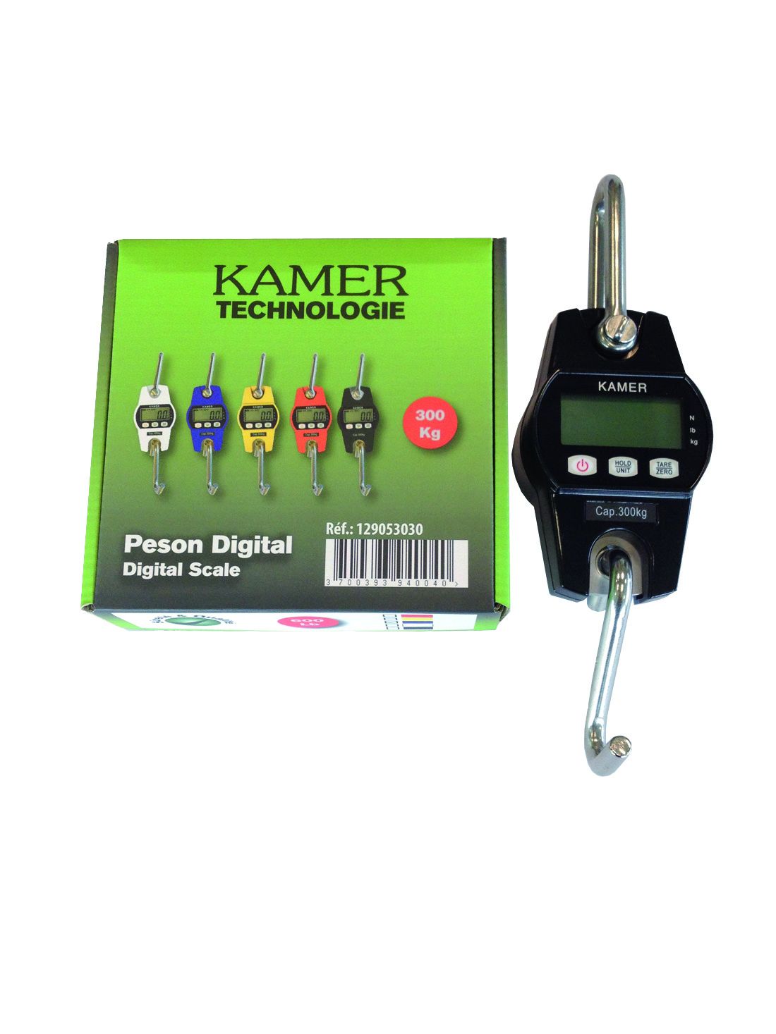 Peson électronique 200kg - KAMER - 129051200