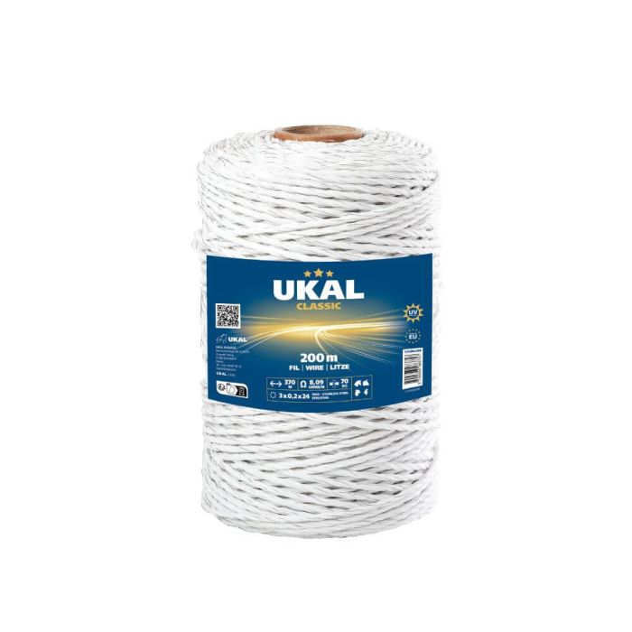 White wire 200m CLASSIC UKAL